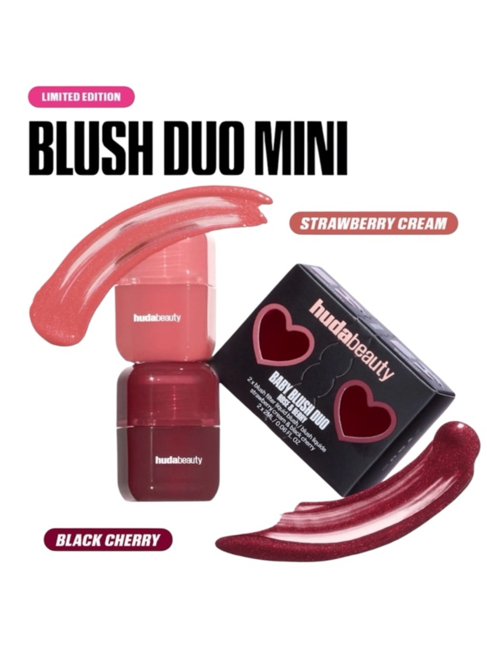 HUDA BEAUTY Mini Baby Blush Duo Set